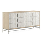Jonathan Charles Clapotis Danish Cord Double Dresser (500390-BLO-DPC)