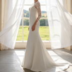 Traumhaftes Sommer-Maxikleid in Weiß – Elegantes Modell mit floraler Spitze und luftigem Design für besondere Anlässe