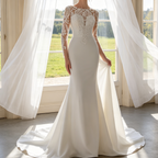 Traumhaftes Sommer-Maxikleid in Weiß – Elegantes Modell mit floraler Spitze und luftigem Design für besondere Anlässe