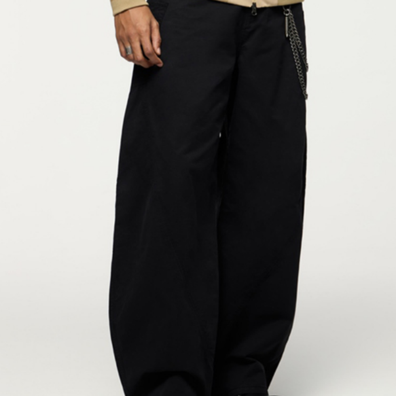 Herren Cargo-Hose mit 3D-Schnitt – Vintage Baumwolle Chino & Ergonomische Slim Fit Freizeithose