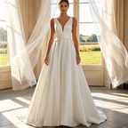 Elegantes Meerjungfrau-Abendkleid mit Spitze – Off-Shoulder & Figurbetont – Elfenbein