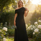 Elegantes Multiway Maxikleid Salbeigrün Rückenfrei Wickeldesign Festliches Abendkleid