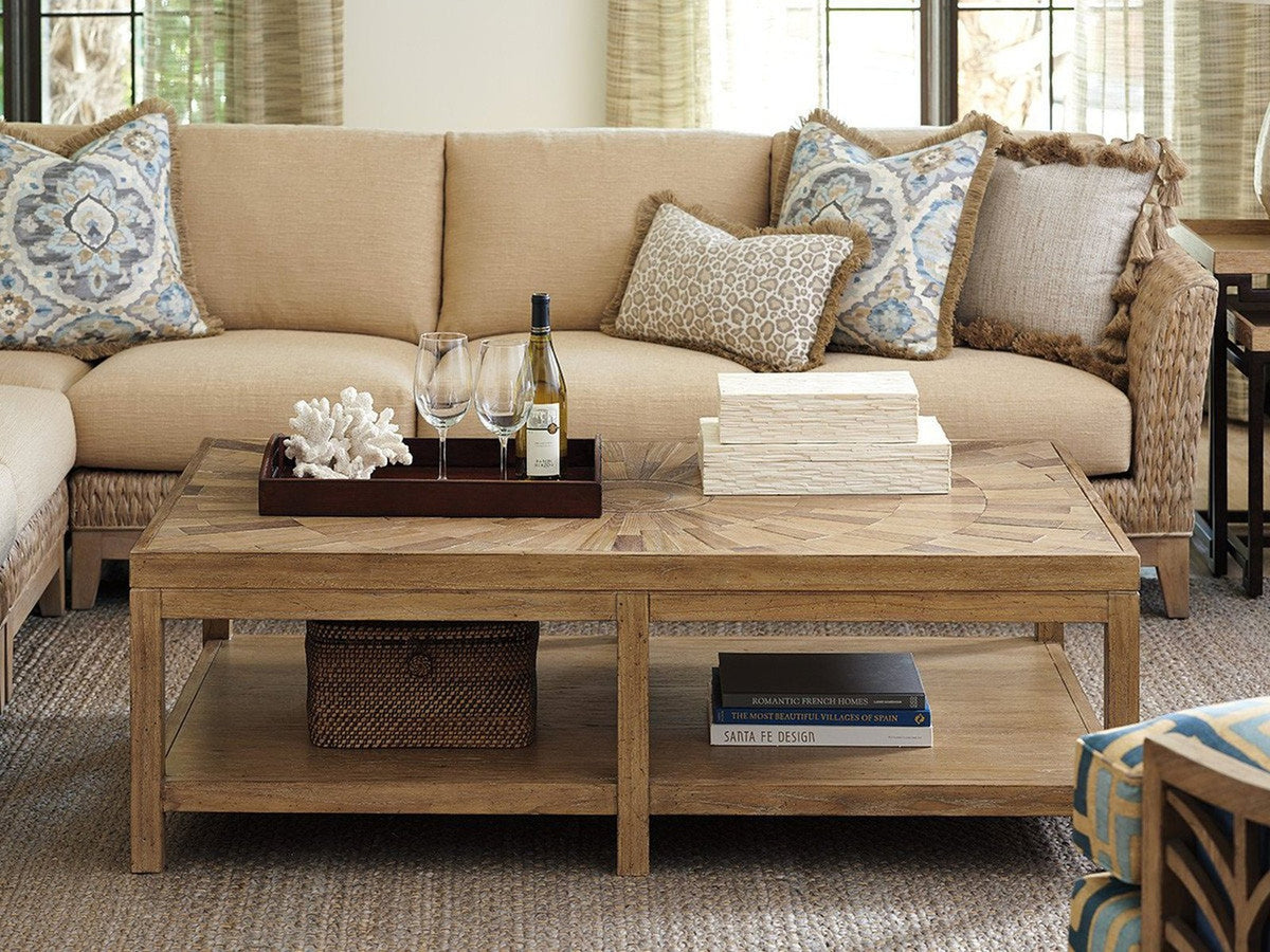 Tommy Bahama Home Los Altos Ducane Rectangular Cocktail Table