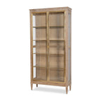 Century Furniture Maison 47 Stocked Brass Front Curio