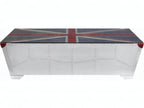 Brancaster Coffee Table Aluminum with Union Jack Top