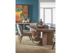 Home Liason 100-Inch Rectangle Dining Table in Medium Brown Oak