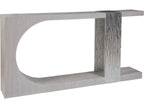 Home Sereno 72-Inch Rectangle Console Table in Misty White Gray Oak