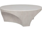 Mar Monte Round Coffee Table with Anticato Marble Top and Cast Base
