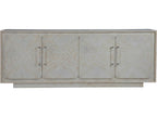Baronet 88-Inch Media Console with Acrylic Nickel Pulls