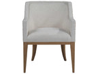 Home Simpatico Upholstered Woven Arm Chair in Canvas Fabric