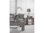 Precept Rectangular Glass Light Gray Cocktail Table
