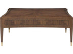 Home Signature Designs Chiavari Rectangle Coffee Table in Bleached Walnut