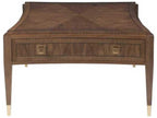 Home Signature Designs Chiavari Rectangle Coffee Table in Bleached Walnut