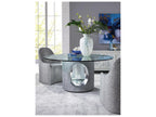 Signature Designs Lily Gray Upholstered Arm Dining Chair