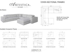 Upholstery Vivien Corner Modular Boucle Sectional Sofa in Opaline