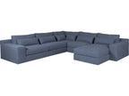 Home Rita Sectional Sofa in Boucle Upholstery