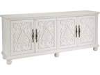 Catalonia 87-Inch Media Console Table Polo Mallet White