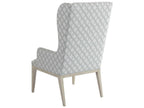 Newport Seacliff Upholstered Host Wing Chair with Sailcloth Finish