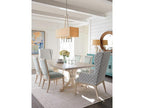 Newport Seacliff Upholstered Host Wing Chair with Sailcloth Finish