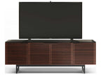 Corridor 8179 Media Console with Louvered Doors Chocolate Stained Walnut