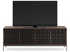Elements 83-Inch Media Console with Constellation Doors in Toasted Oak