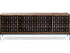 Elements 82-Inch Constellation Media Console in Natural Walnut