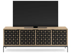 Elements 4-Door Constellation Media Console in Washed Oak