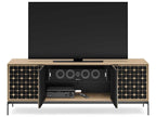 Elements 4-Door Constellation Media Console in Washed Oak