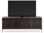 Elements 82.5-Inch 4-Door Media Console with Tune Doors Toasted Oak