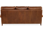 Hoff 3-Seat Leather Sofa with Nailhead Trim