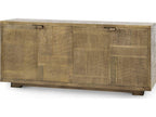 Mark 4-Door Cabinet in Antique Brass