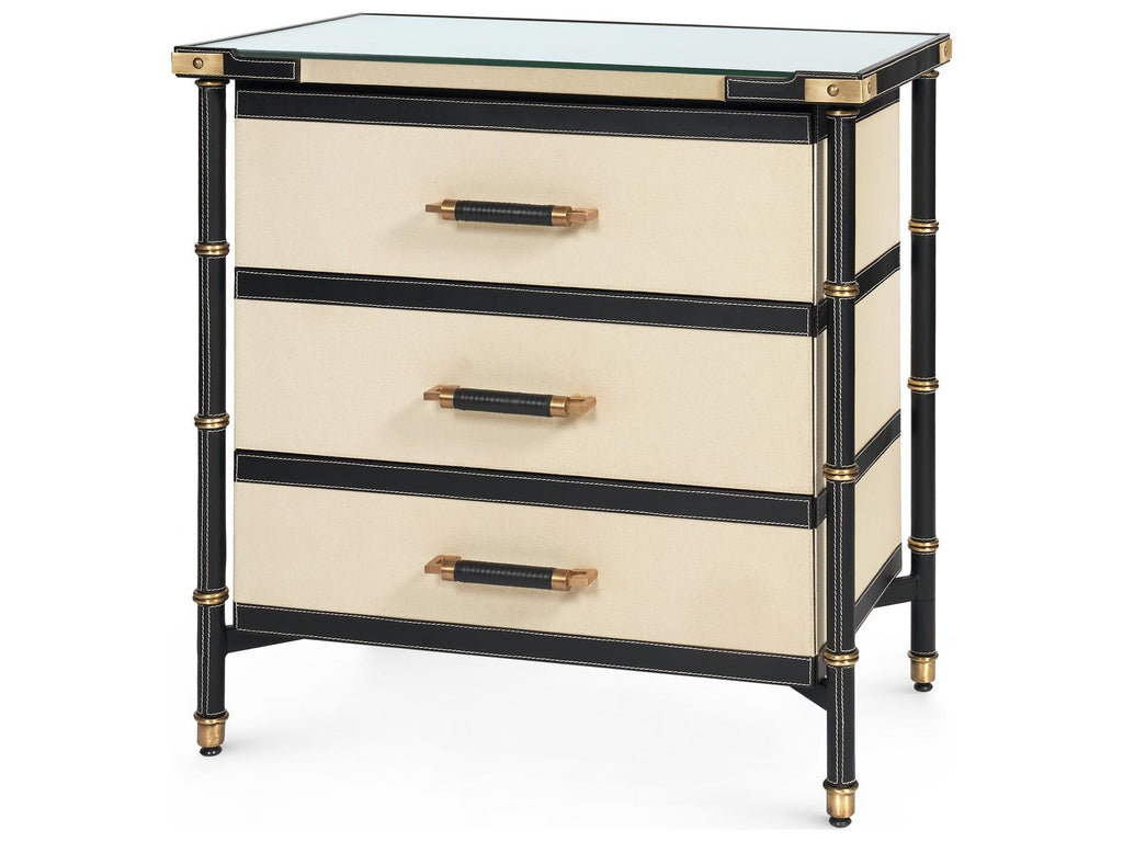 Rectangular Glass End Table