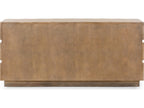 Vanessa 6-Drawer Dresser in Cerused Oak with Almond Finish