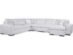 Memphis 5-Piece Chaise Fabric Sectional Sofa