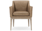 Classic Free and Easy Upholstered Dining Armchair in Ash Driftwood