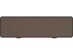 Prism 8-Drawer Double Dresser in Chocolate Tiger Maple and Bronze
