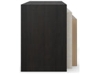 Modern Principles Contrast Nesting Tables in Cinder Creme Travertine and Lucent Bronze