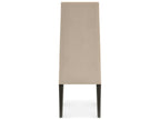 Signature Metropolitan The Master Birch Wood Beige Upholstered Side Dining Chair