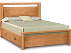 Mansfield Brown Solid Wood King Platform Bed