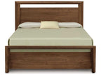 Mansfield Brown Solid Wood King Platform Bed