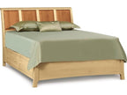 Sarah California King Sleigh Bed in Smoke Cherry Finish