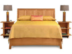 Sarah California King Sleigh Bed in Smoke Cherry Finish