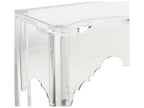 Jamie Merida Acrylic Clear Kensington Console Table