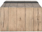 Danica Rectangle Coffee Table Reclaimed Oak and Iron