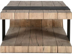 Danica Rectangle Coffee Table Reclaimed Oak and Iron