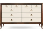 Tribeca Eight-Drawer Dresser in Tribeca and Cream Finish