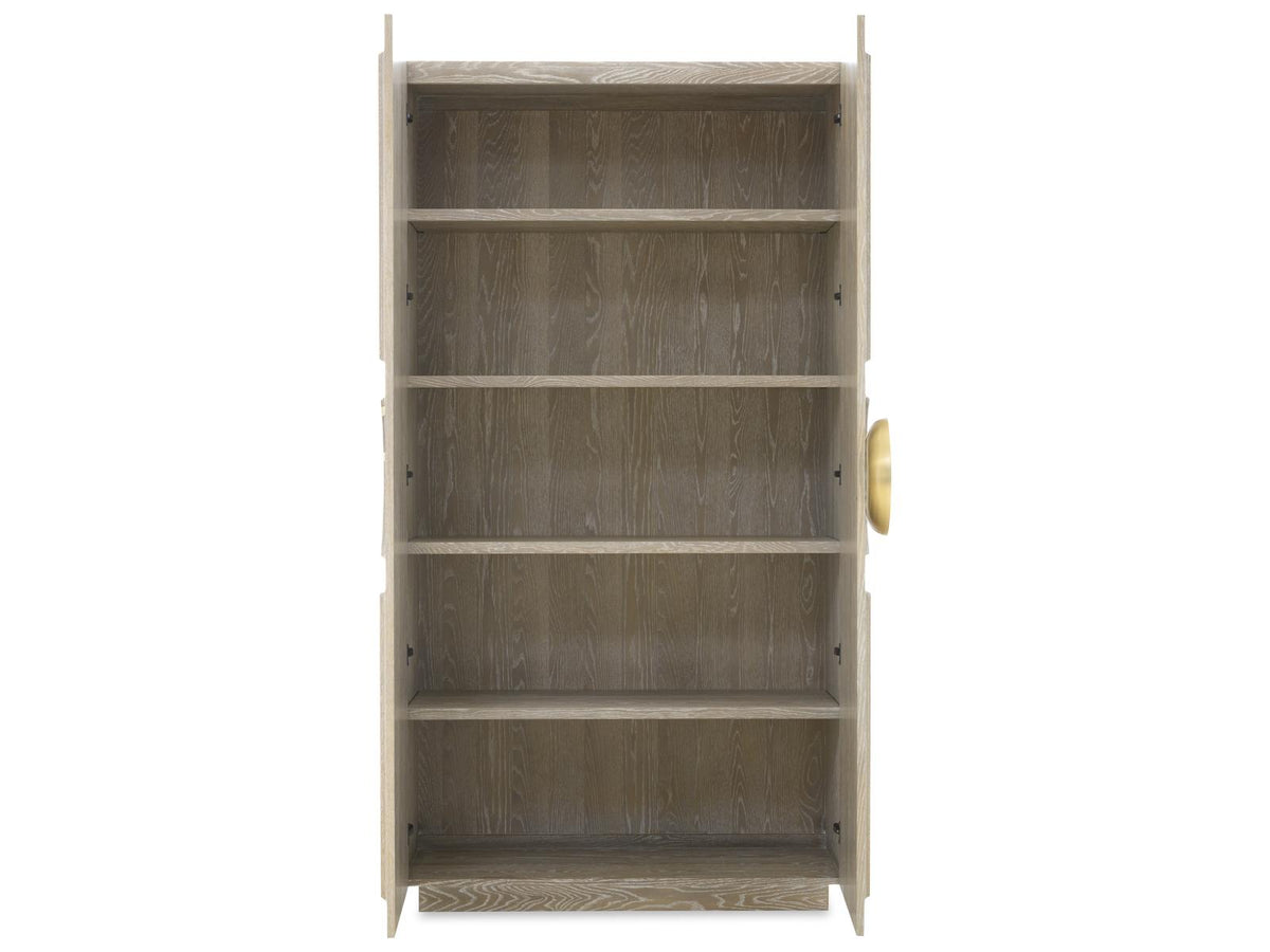 Cadence Wardrobe Armoire in Sand Cerused Oak