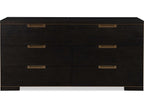 Cadence Six Drawer Dresser in Mocha Finish