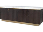 Cadence Credenza Mocha Oak and Marble