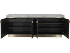 Cadence Credenza Mocha Oak and Marble